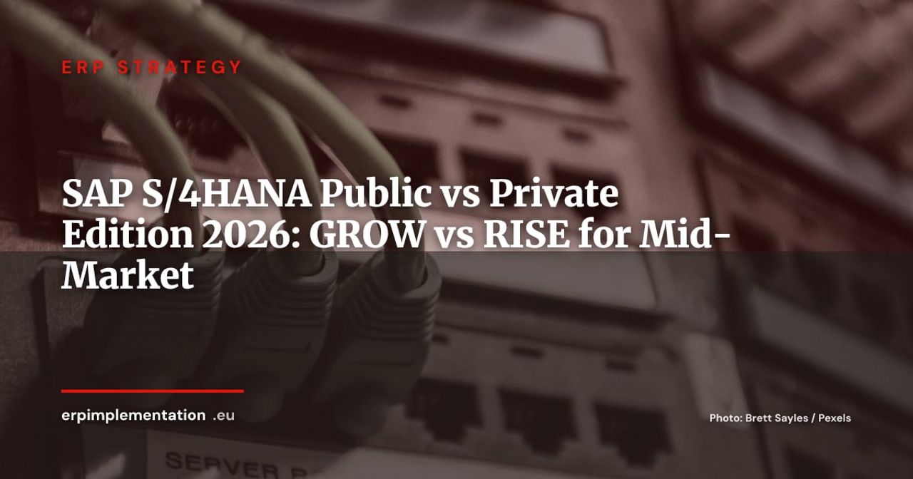 SAP S/4HANA Cloud Public vs Private Edition: Which Deployment Model for Your Mid-Market Company in 2026?