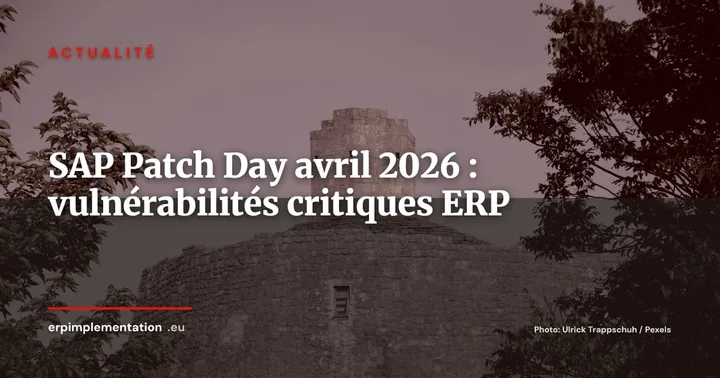 SAP Security Patch Day d’avril 2026 : 19 nouvelles notes, une vulnérabilité critique à CVSS 9.9 — Actualité