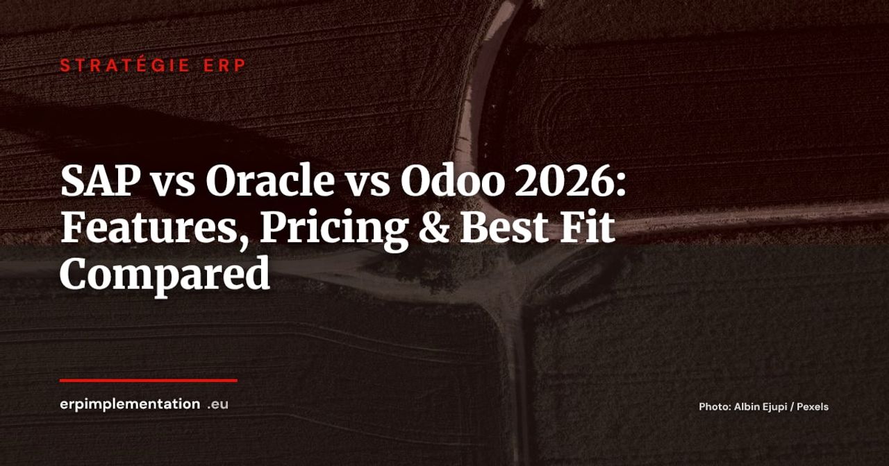 SAP vs Oracle vs Odoo: The Definitive Comparison for 2026