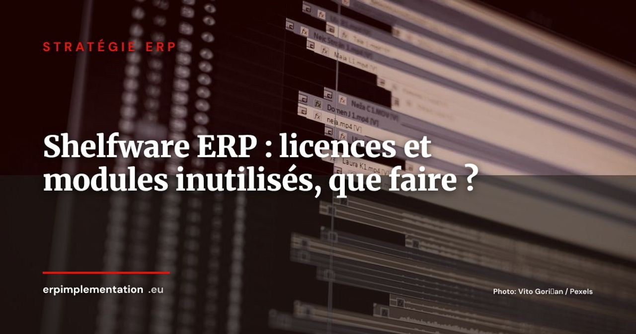 Shelfware ERP : combien payez-vous de modules et licences que personne n'utilise ?