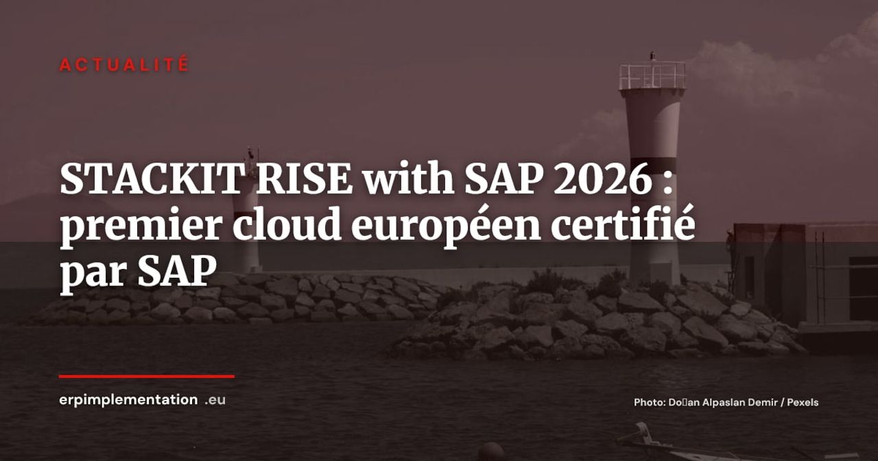 STACKIT devient le premier hyperscaler européen certifié RISE with SAP