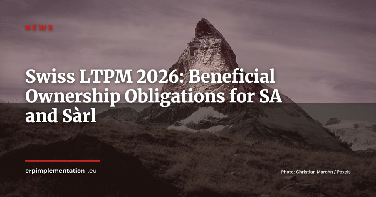 Switzerland's LTPM: Beneficial Ownership Register Comes Into Force October 2026