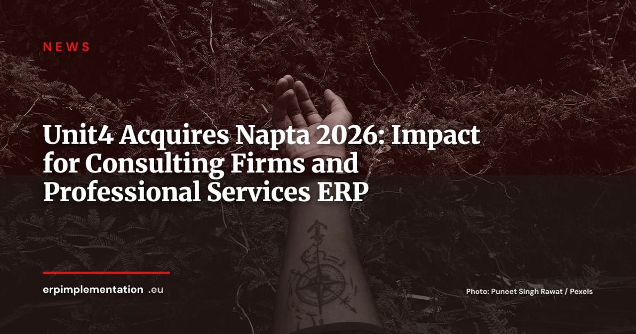 Unit4 Acquires Napta: The Dutch ERP Vendor Strengthens Its Professional Services Offering