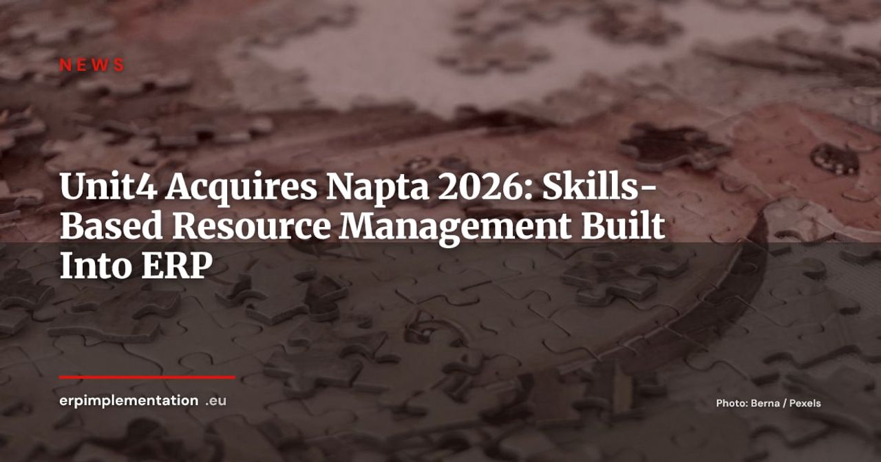Unit4 Acquires Napta: An ERP for Professional Services That Integrates Skills-Based Resource Management