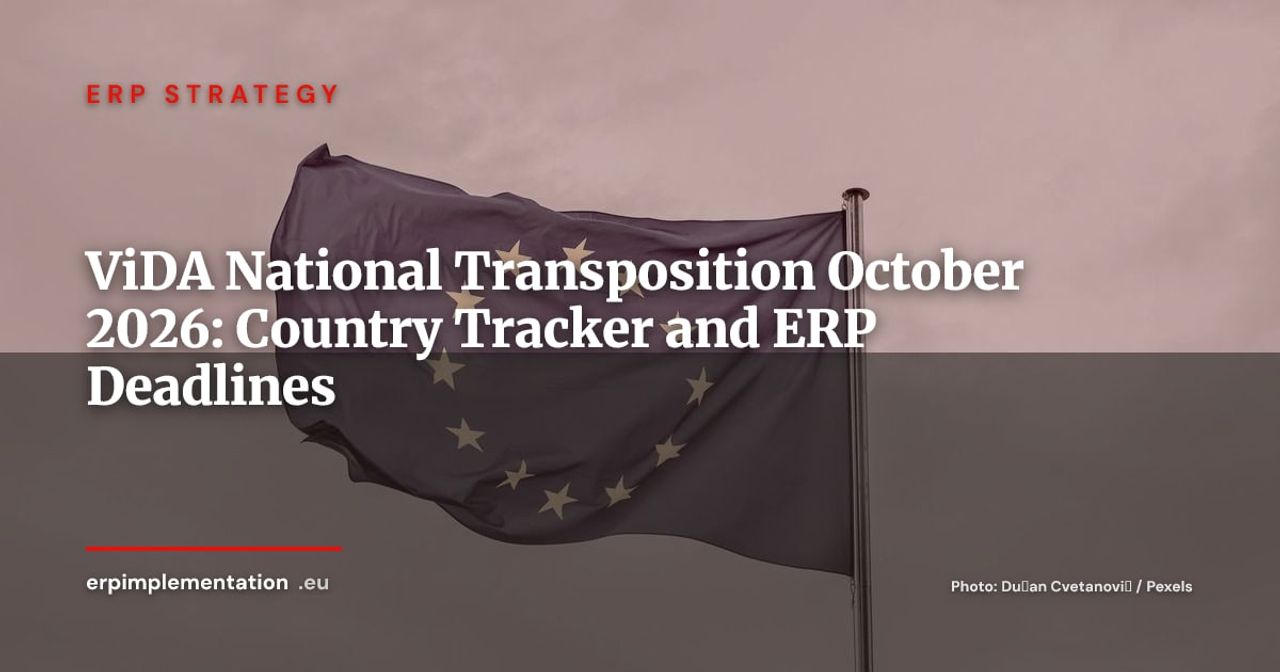 ViDA 7 Months After Adoption: National Transposition Status and ERP Deadlines by Country
