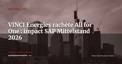 VINCI Energies contrôle 83,56 % d'All for One Group : ce que le rachat change pour les DSI DACH