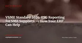 VSME Standard and ERP 2026: SME Suppliers Facing ESG Obligations from Their Customers — ERP Strategy