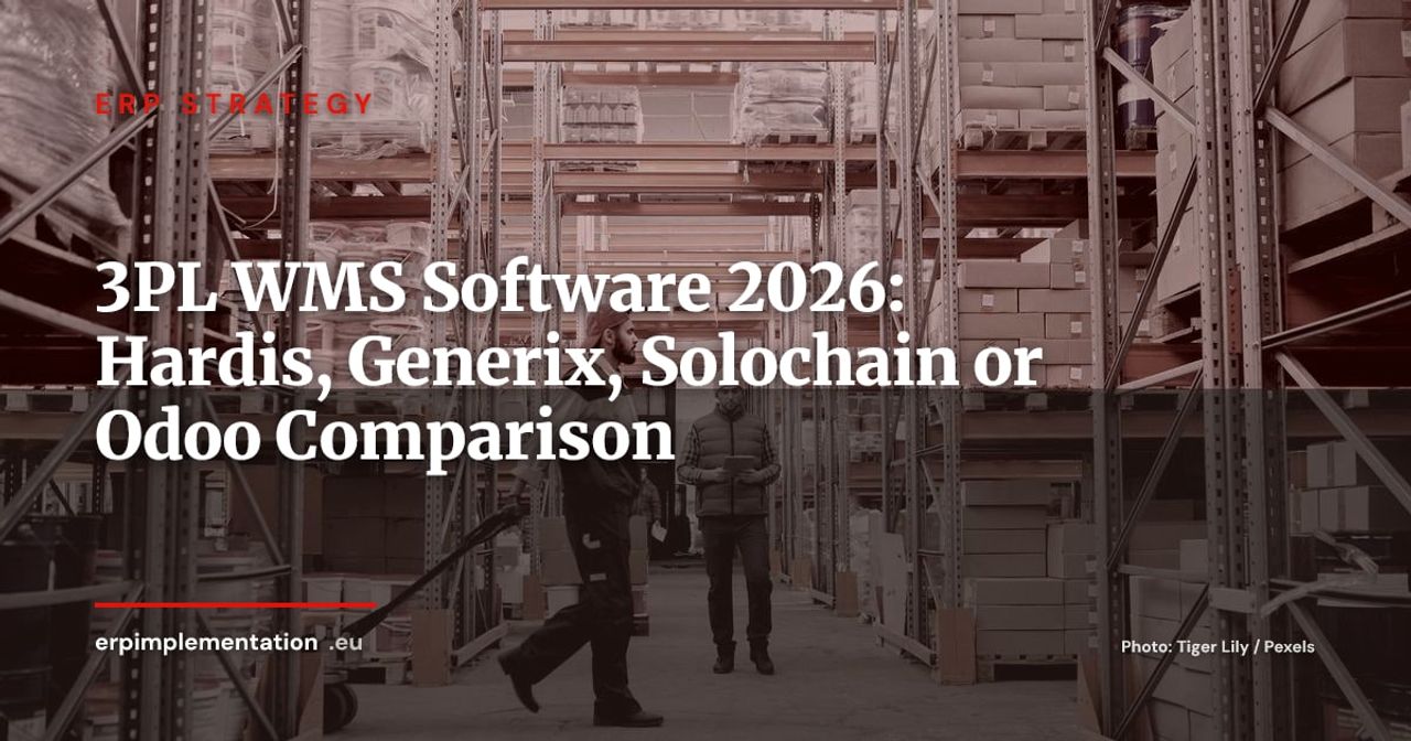WMS for 3PL Logistics Providers: Hardis, Generix, Solochain or Odoo — Which to Choose?