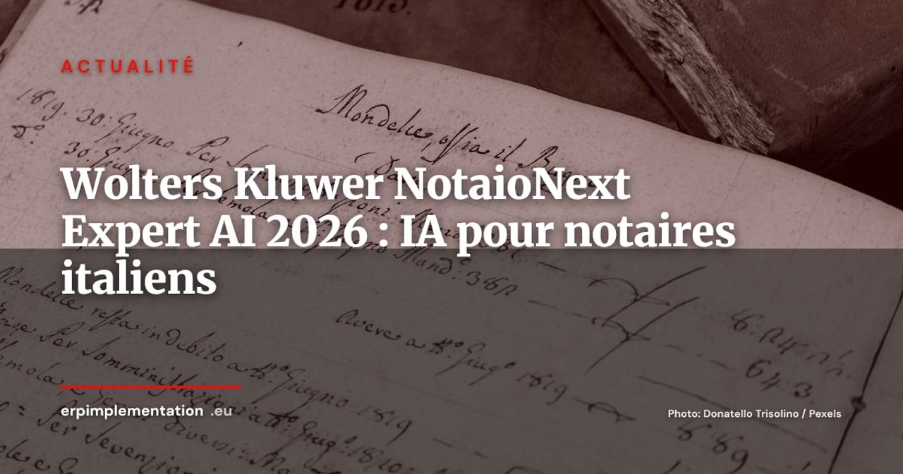 Wolters Kluwer lance NotaioNext Expert AI : l'IA au service des notaires italiens