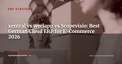 xentral vs weclapp vs Scopevisio: German Cloud ERP Comparison for SME E-Commerce 2026