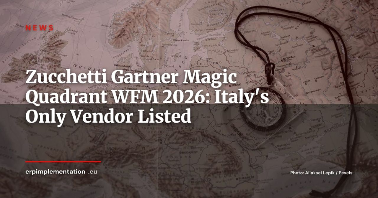 Zucchetti Enters Gartner Magic Quadrant for WFM: The Only Italian Vendor in the Global Report