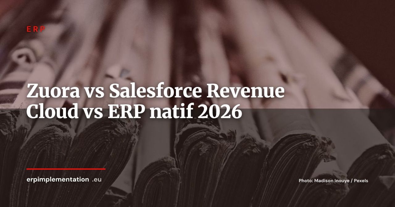 Zuora vs Salesforce Revenue Cloud vs module natif ERP : lequel choisir pour gérer vos abonnements B2B ?